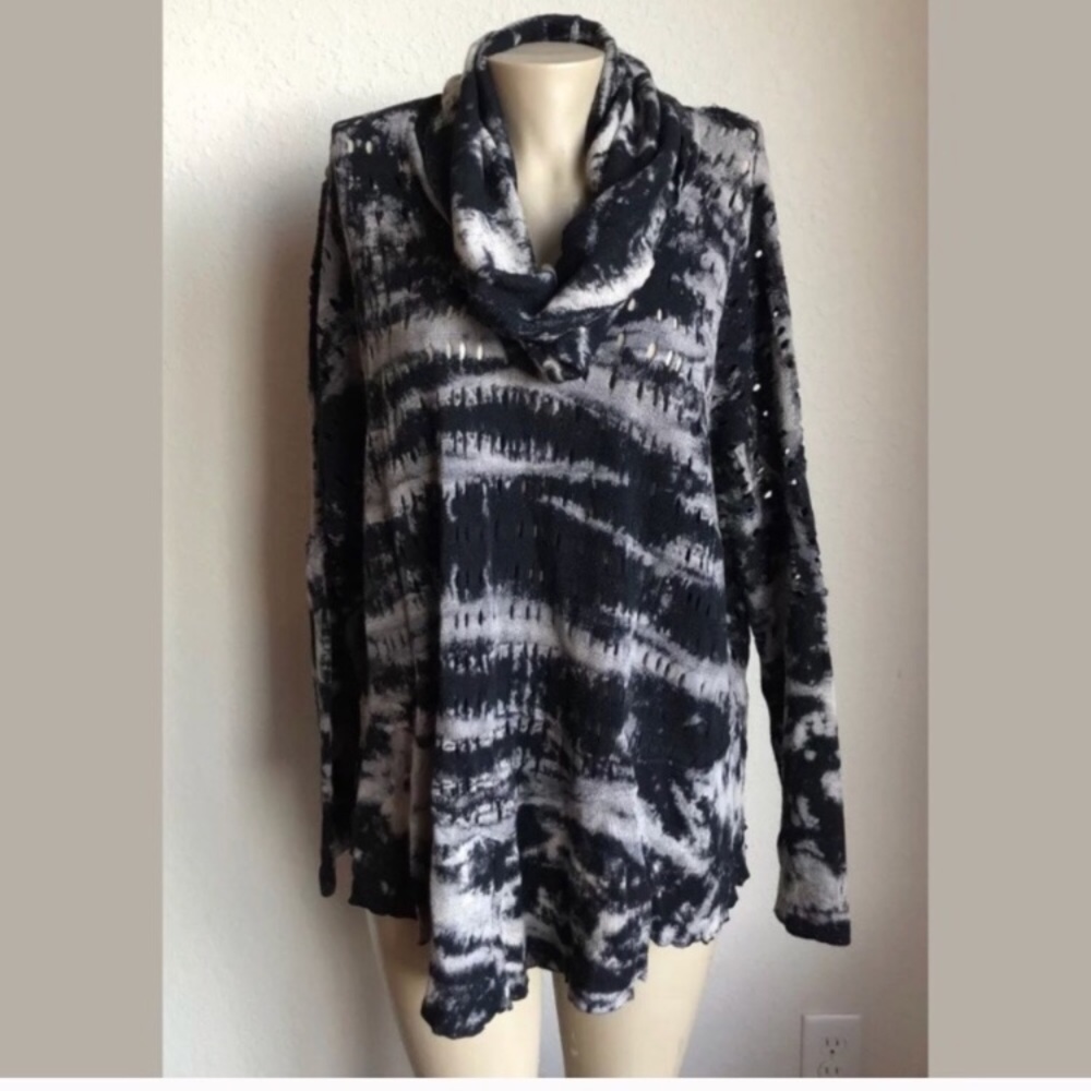 COPY - COPY - XCVI cowlneck sweater, xl